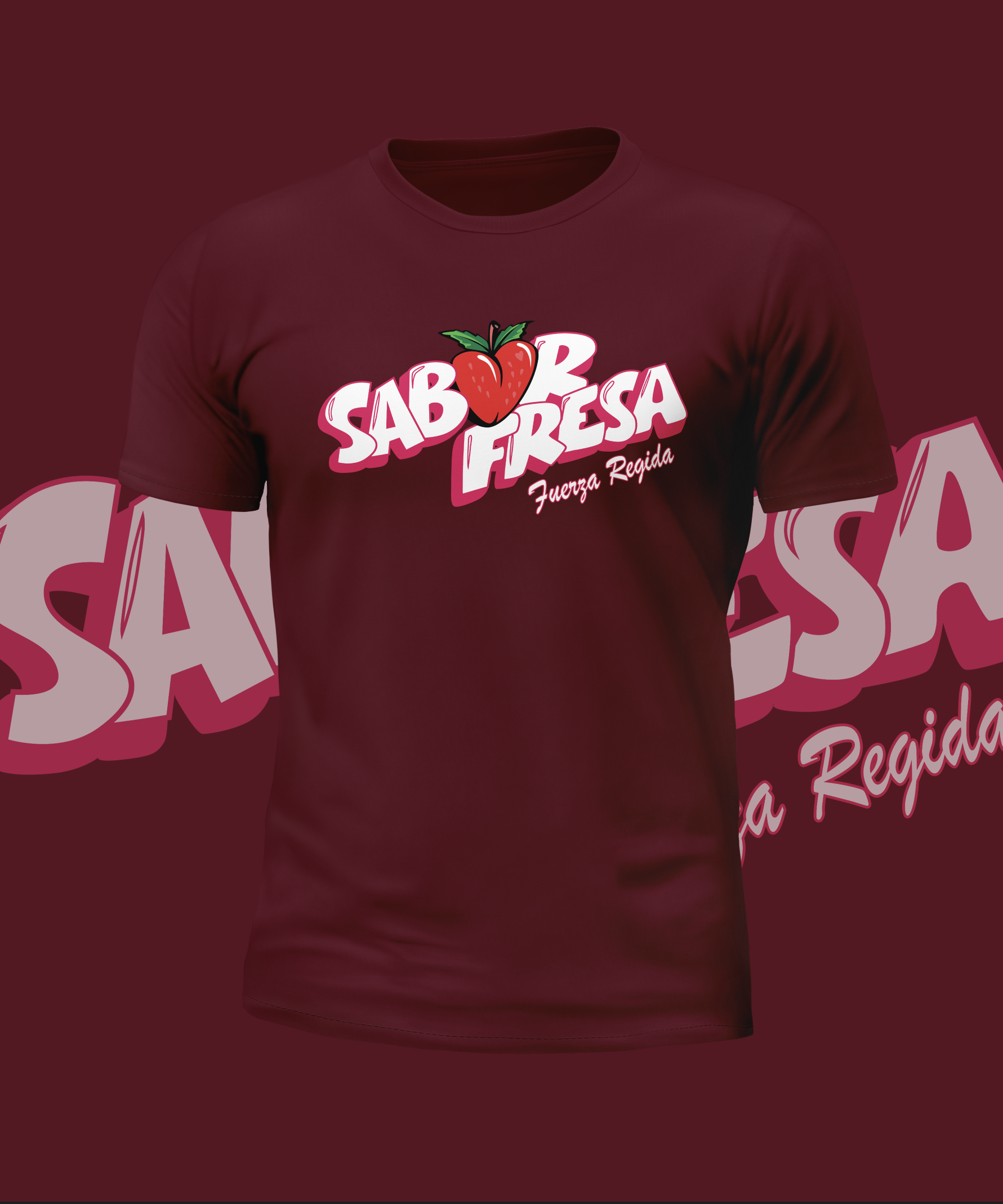 Fuerza Regida Sabor Fresa Logo Graphic Tee